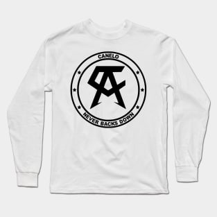 team canelo never backs down Long Sleeve T-Shirt